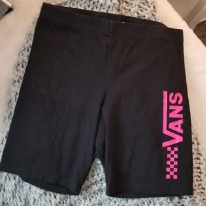 Van's biker shorts size large